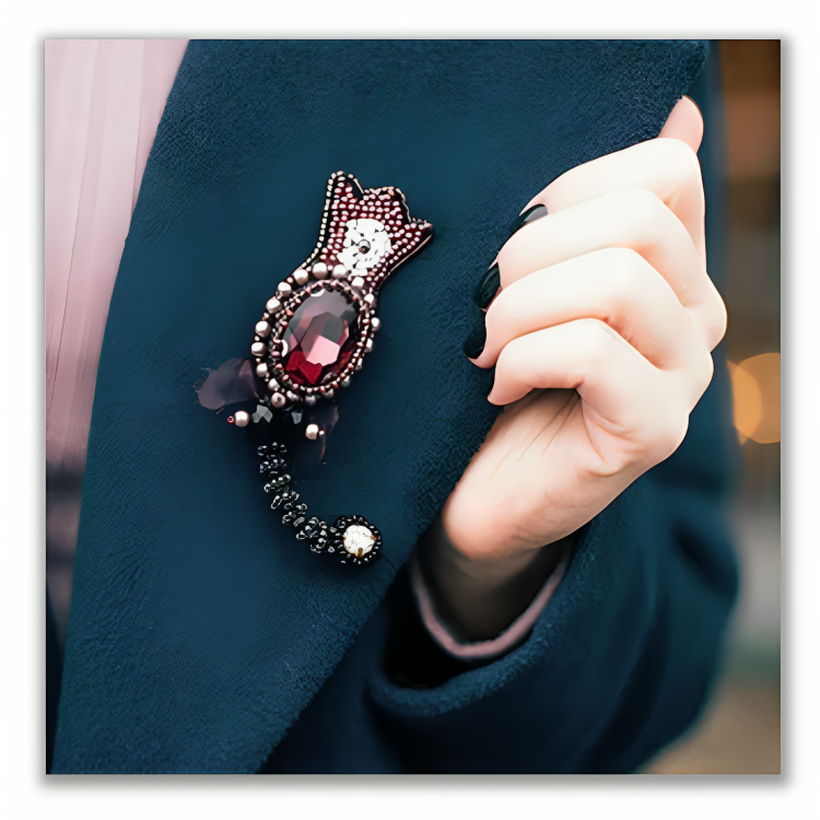 Twisted Pearl Brooches for Women Link Pins Hanging Style Brooch price in  Saudi Arabia,  Saudi Arabia