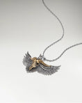 Load image into Gallery viewer, Pampas Eagle Sculptural Pendant Necklace In Sterling Silver
