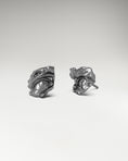 Load image into Gallery viewer, David Eyes Ear Stud Earrings In Sterling Silver
