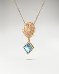 Load image into Gallery viewer, The Leo Pendant Necklace In Sterling Silver With Topaz
