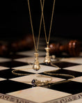Load image into Gallery viewer, Chess King Pendant Necklace in 10k Gold and Spinel
