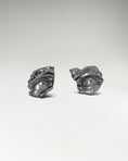 Load image into Gallery viewer, David Eyes Ear Stud Earrings In Sterling Silver
