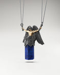 Load image into Gallery viewer, Archangel Pendant in 10k gold and Lapis Lazuli gemstone
