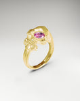 Gallery viewerに画像を読み込む, Cheetah Ring In Sterling Silver With Ruby
