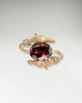 Charger l'image dans la visionneuse de la galerie, Dual Peppy Ring in Sterling Silver With Rose Garnet
