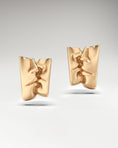 Load image into Gallery viewer, Kissing Lips Gold Stud Earrings by True Gem
