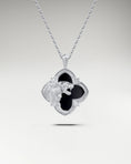 Load image into Gallery viewer, Wild Encounter Pendant Necklace In Sterling Silver With Black Agate
