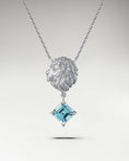 Carica l'immagine nel visualizzatore della galleria, The Leo Pendant Necklace In Sterling Silver With Topaz
