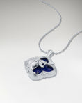 Charger l'image dans la visionneuse de la galerie, Wild Encounter Pendant Necklace In Sterling Silver With Lapis Lazuli
