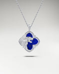 Carica l'immagine nel visualizzatore della galleria, Wild Encounter Pendant Necklace In Sterling Silver With Lapis Lazuli
