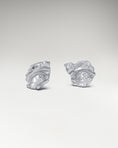 Load image into Gallery viewer, David Eyes Ear Stud Earrings In Sterling Silver
