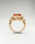 Charger l'image dans la visionneuse de la galerie, Savanna Spirit Ring In Gold With Spessartite Garnet And Diamonds
